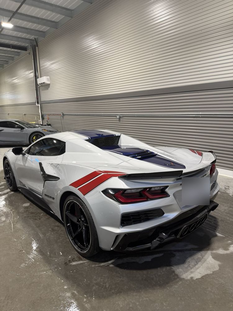 Corvette C8 with ceramic coating
